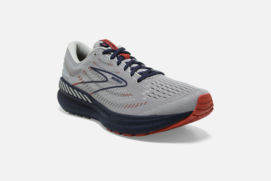 Brooks Glycerin Gts 19 Road Löparskor Herr - Grå/Svarta - 0145-CWTSH